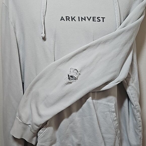 Ark Invest size 2X Ragged Sweatshirt "Innovation is key to growth" - Picture 16 of 16